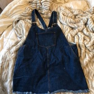 Forever 21 jean jumper dress